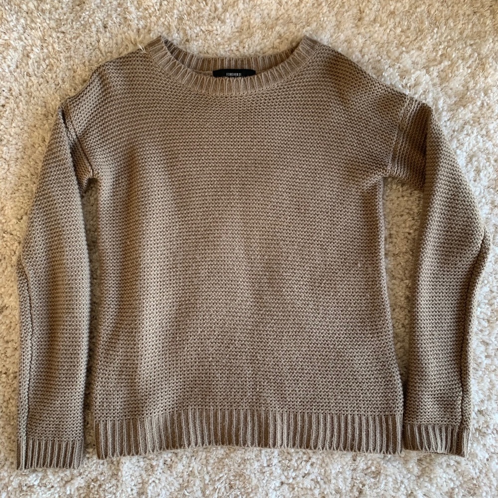 Brown Knit Sweater